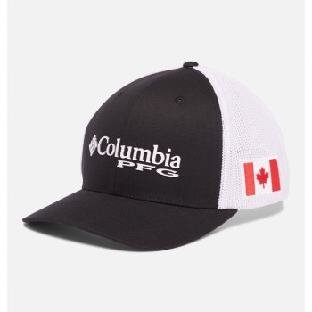 Pánské Kšiltovky Columbia PFG Mesh Ball - Canada Černé FPLHCV359